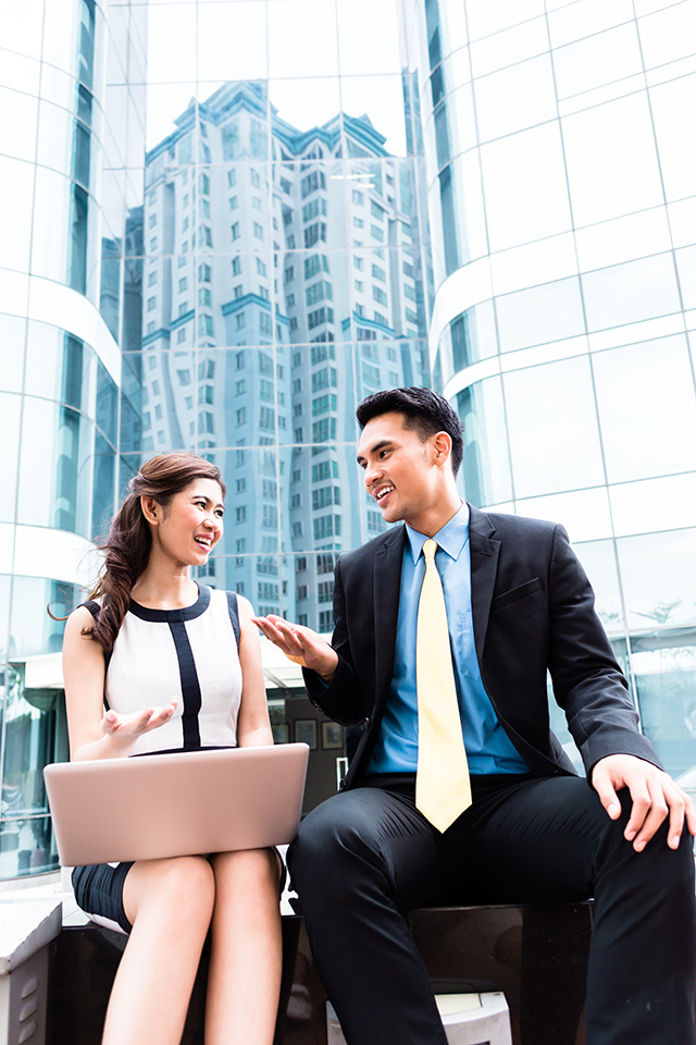 Team collaborating on enterprise technology solutions